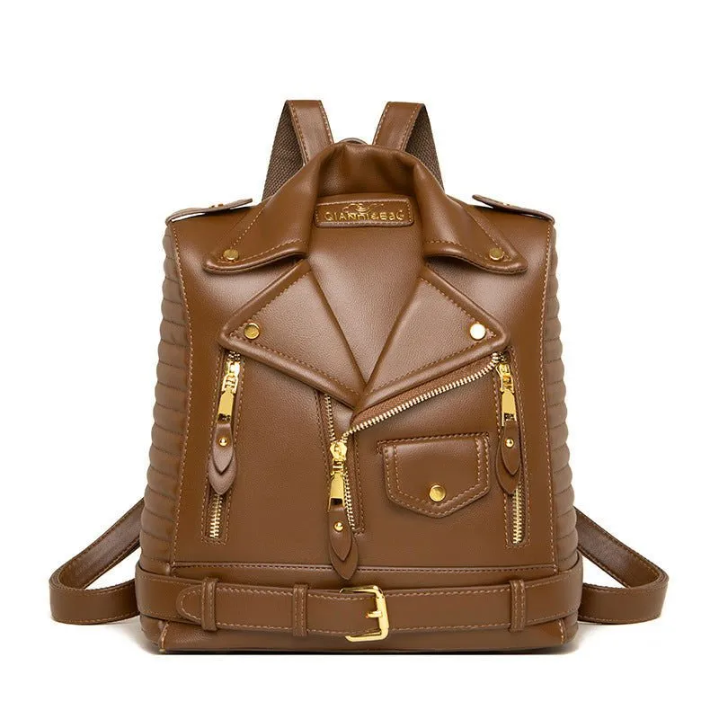 LovelyRLovely Leather Jacket Backpack