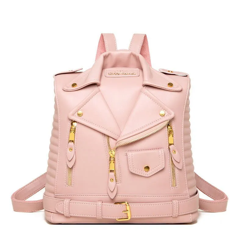 LovelyRLovely Leather Jacket Backpack