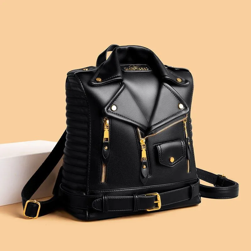 LovelyRLovely Leather Jacket Backpack