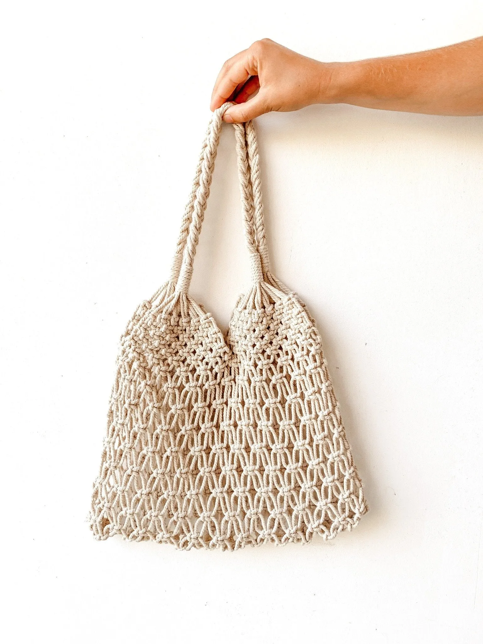 Macrame 100% Natural Shopping Bag | Plastic-Free Bags