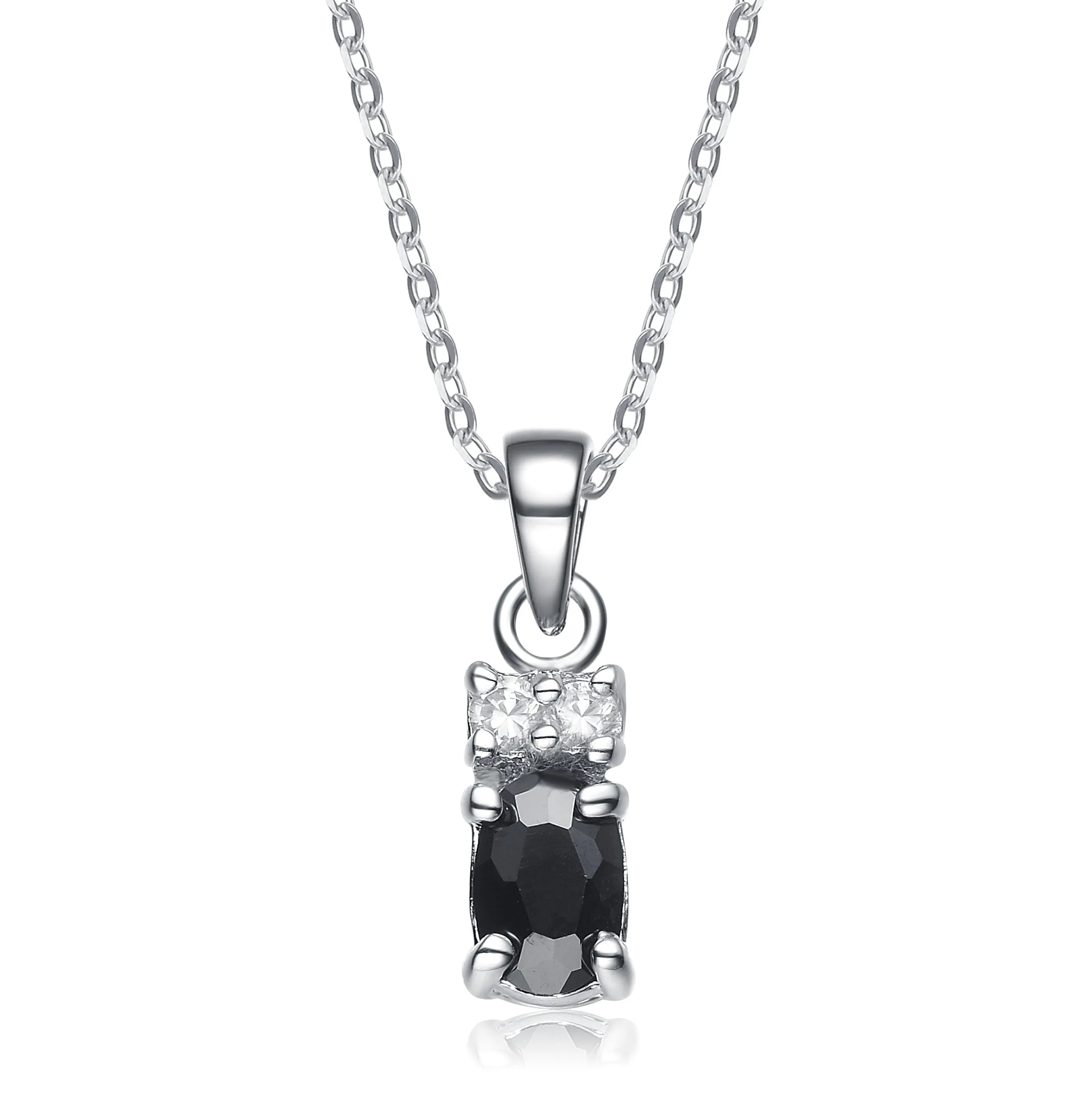 Marie Classic Dainty Black Pendant