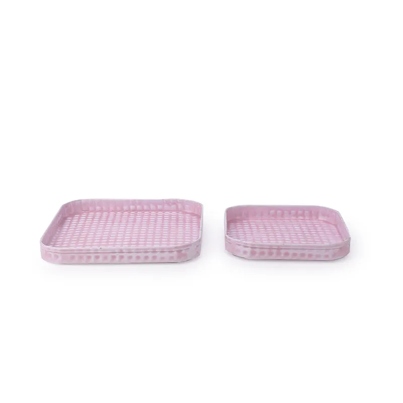 Marine Majesty Platter Cum Organizer | Set of 2