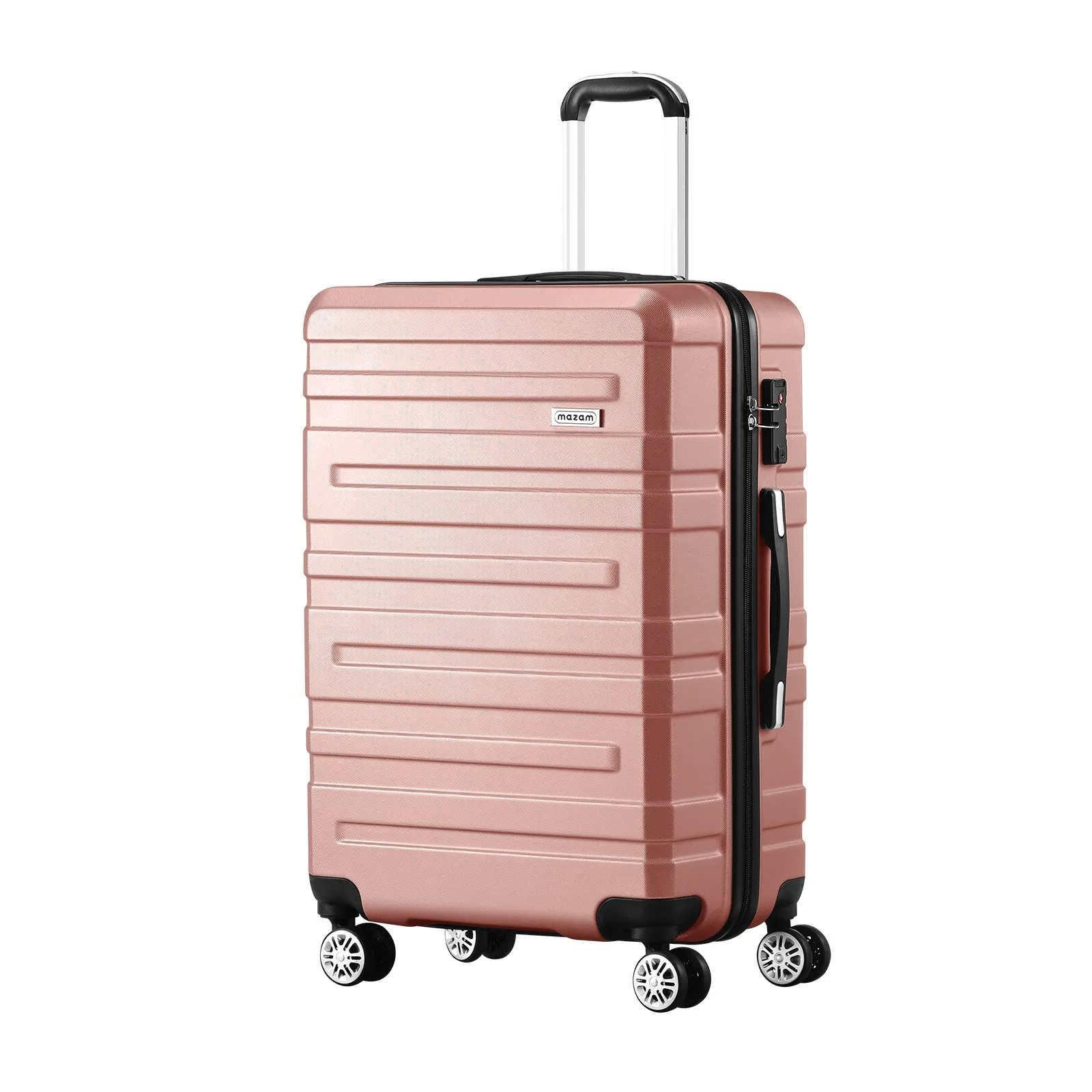 Mazam 28" Luggage Suitcase Trolley Set Travel TSA Lock Storage Hard Case Pink