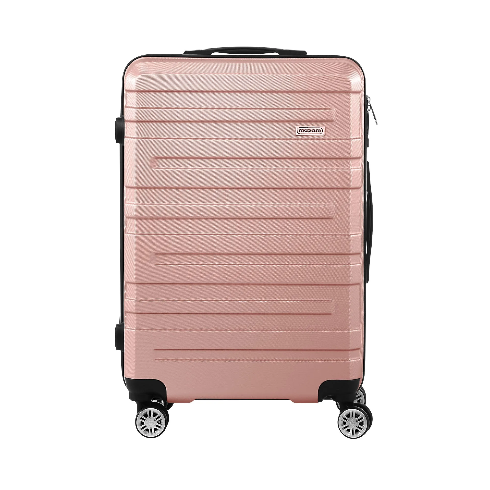 Mazam 28" Luggage Suitcase Trolley Set Travel TSA Lock Storage Hard Case Pink