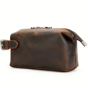 Men's Leather Multi-Function Storage Bag