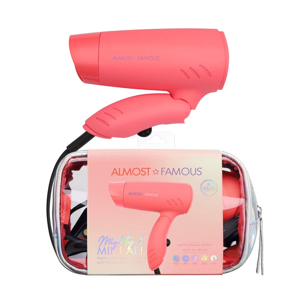 Mighty AF Mini Travel Dryer with Holotone Carrying Bag