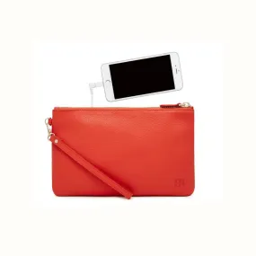 Mighty Purse Wristlet Clutch - Coral