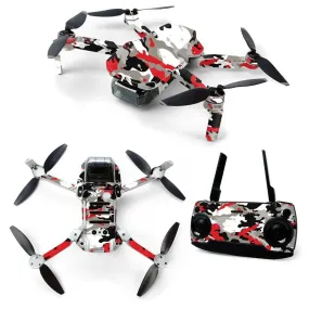 MightySkins DJMAVMIN-Red Camo Skin for DJI Mavic Mini Portable Drone Q