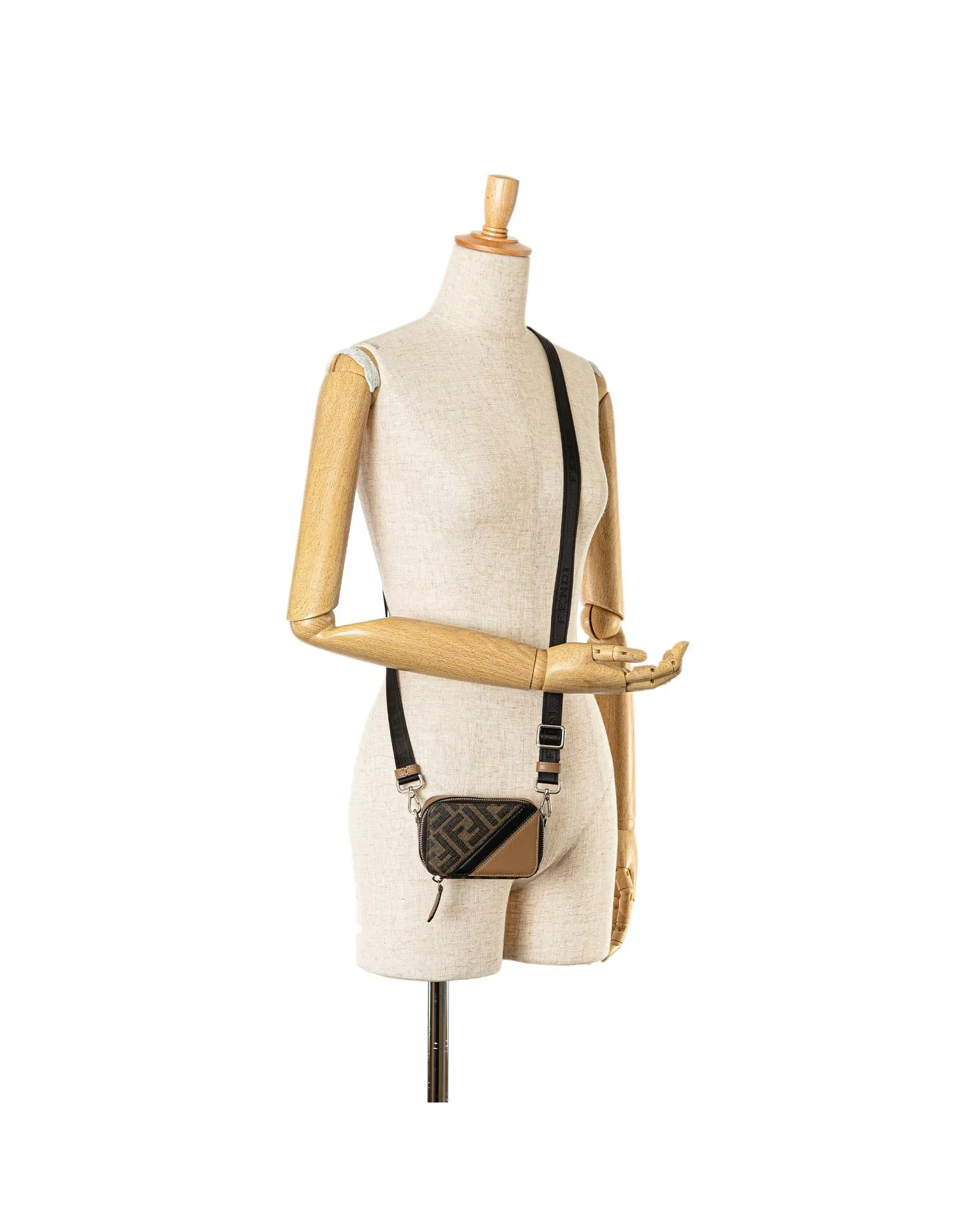 Mini Zucca Diagonal Crossbody Bag with Adjustable Strap