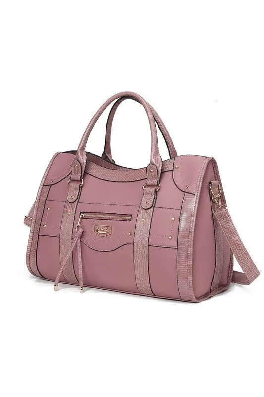 MKF Collection Patricia Vegan Leather Duffle Bag