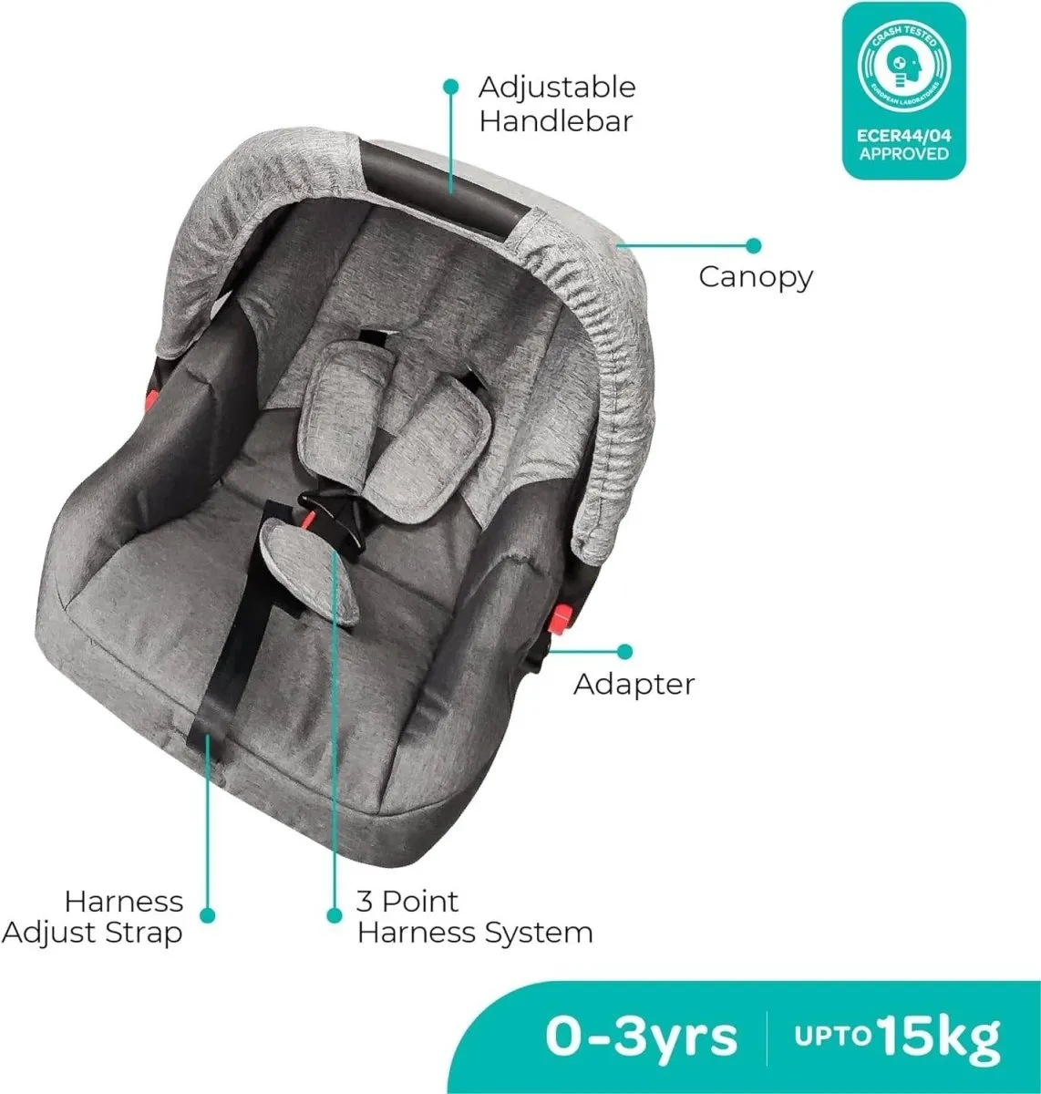 Moon Aria Go Travel System Dark Grey