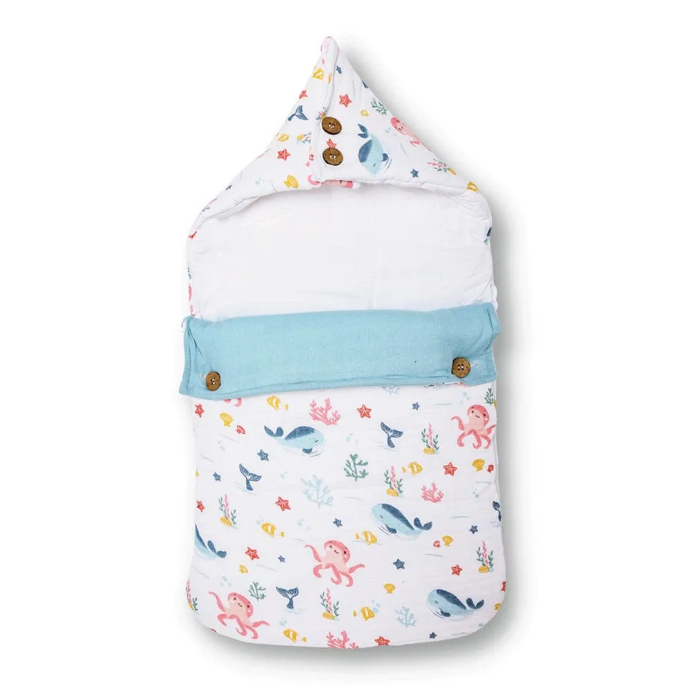 Muslin Carrier Nest / sleeping bag , 0-12 Months