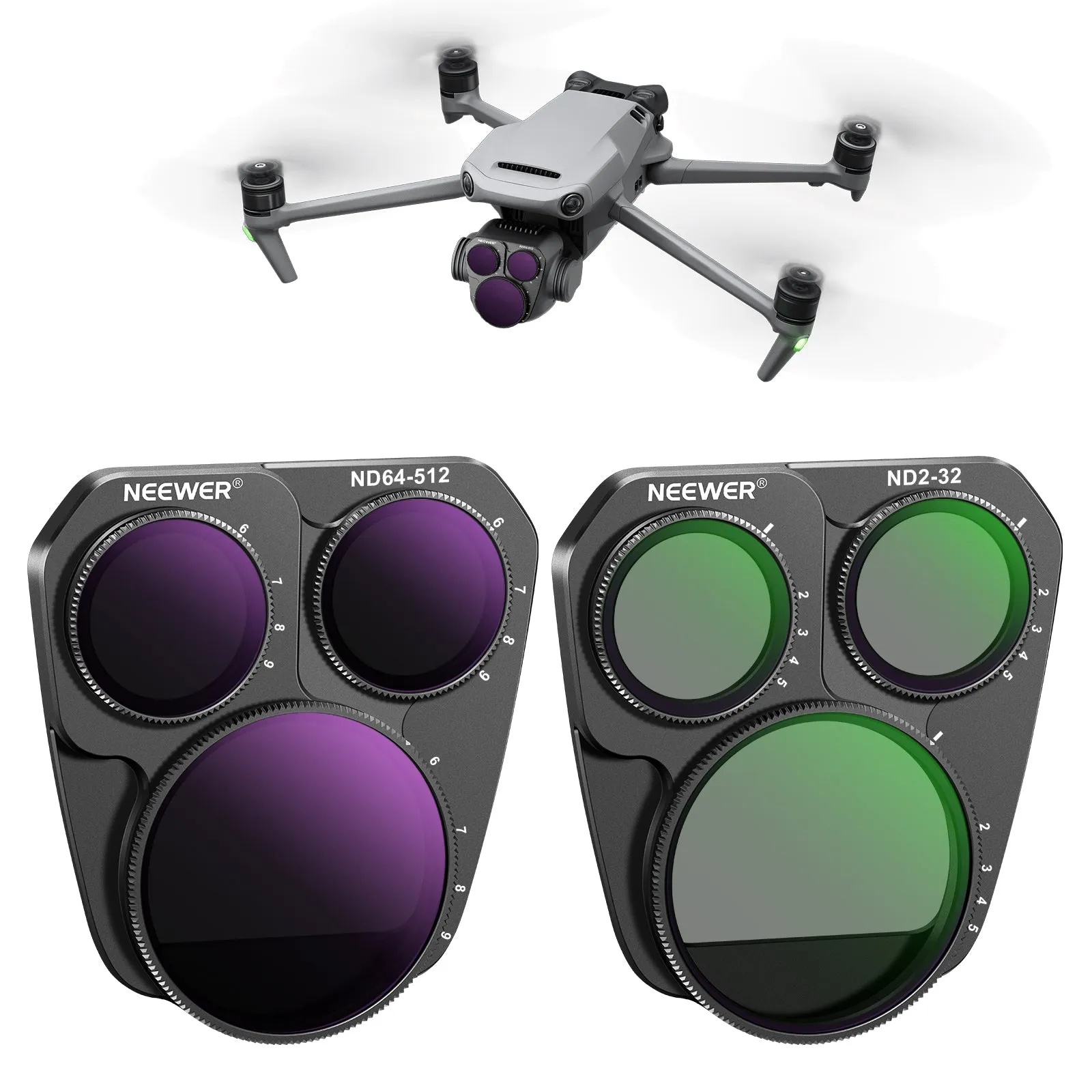 NEEWER Variable ND Filter Set For DJI Mavic 3 Pro/Pro Cine