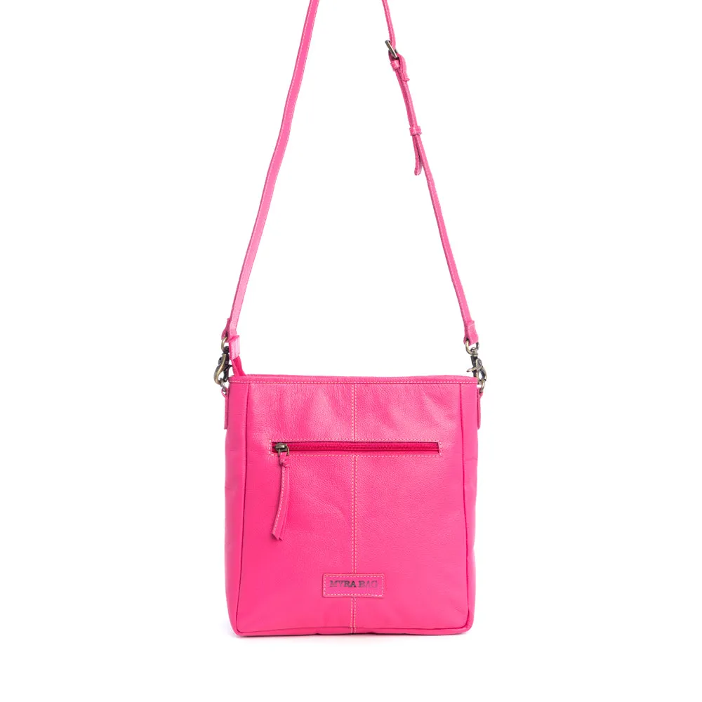 Ninnekah Leather Bag In Magenta