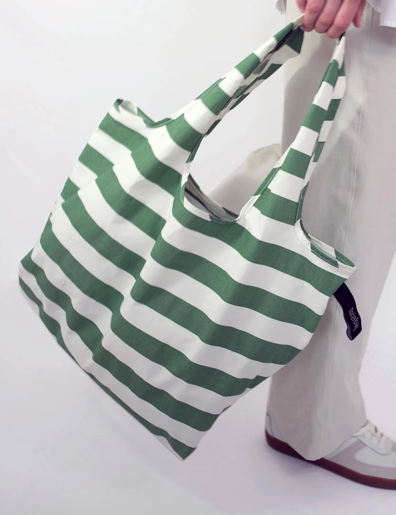 Notabag Tote – Olive Stripes