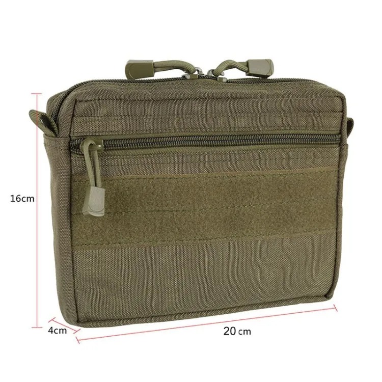 Nylon Outdoor Portable Commuter Sundries Storage Travel Bag(Army Green)