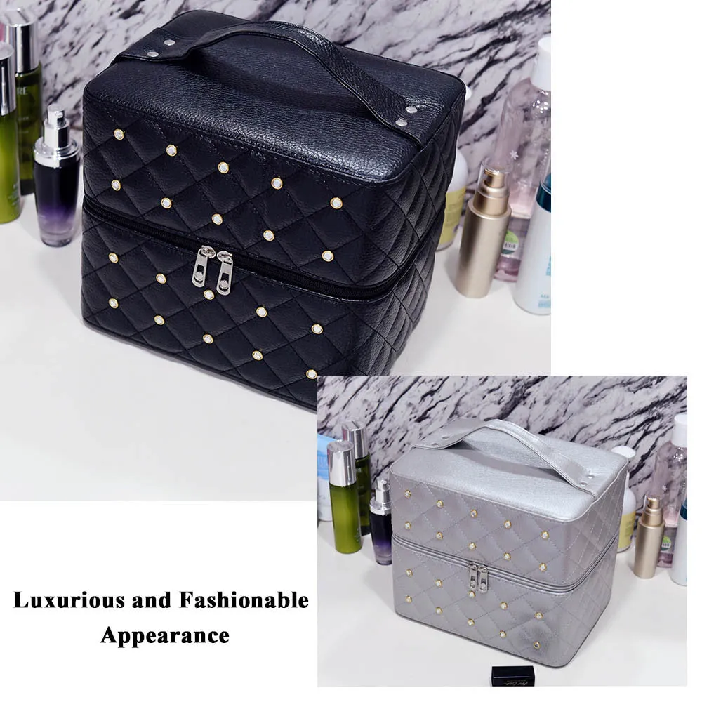 Obsessions PU Makeup-Travel -Cosmetic- Multifunctional Case