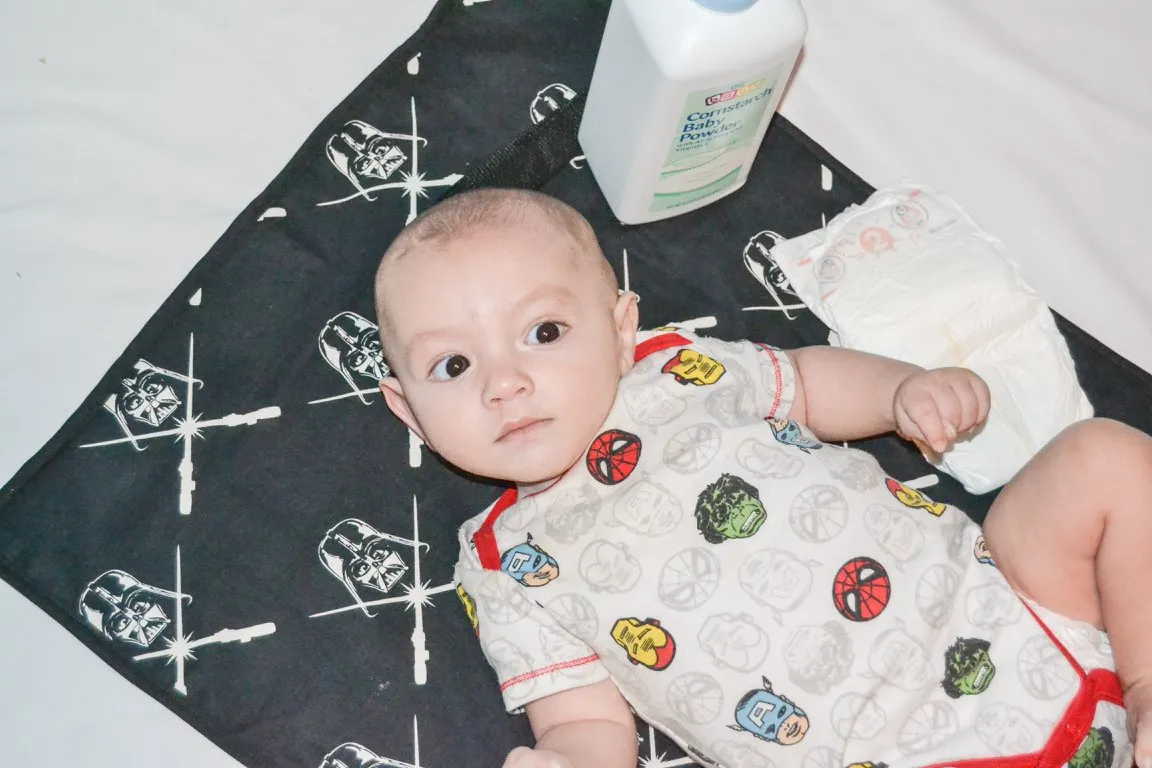 On The Go Baby Changing Mat & Wet Bags Pattern