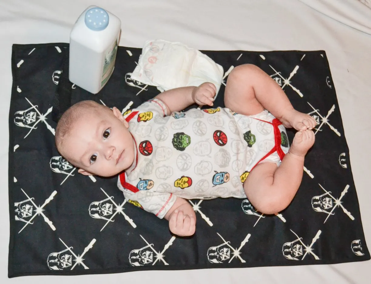 On The Go Baby Changing Mat & Wet Bags Pattern