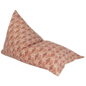 Orange Kullu House Bean Bag Cover