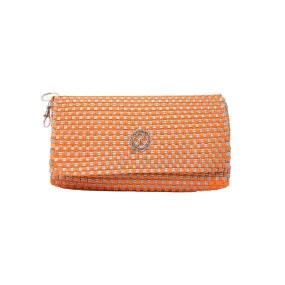 ORANGE SILVER CLUTCH