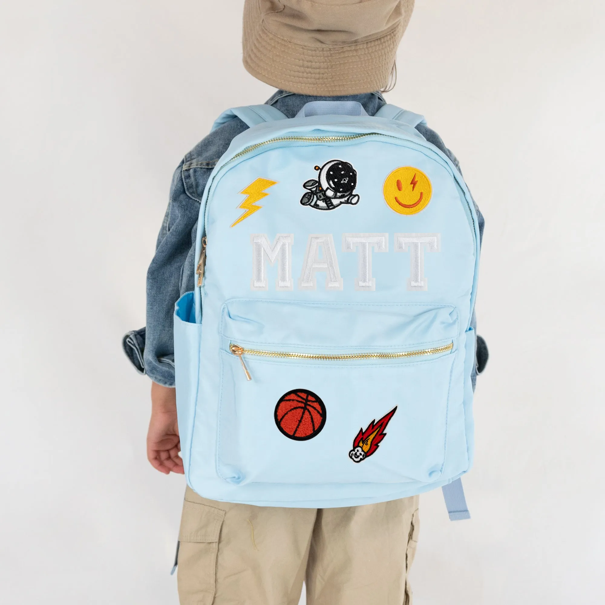 Personalized Patched Backpack for Kids