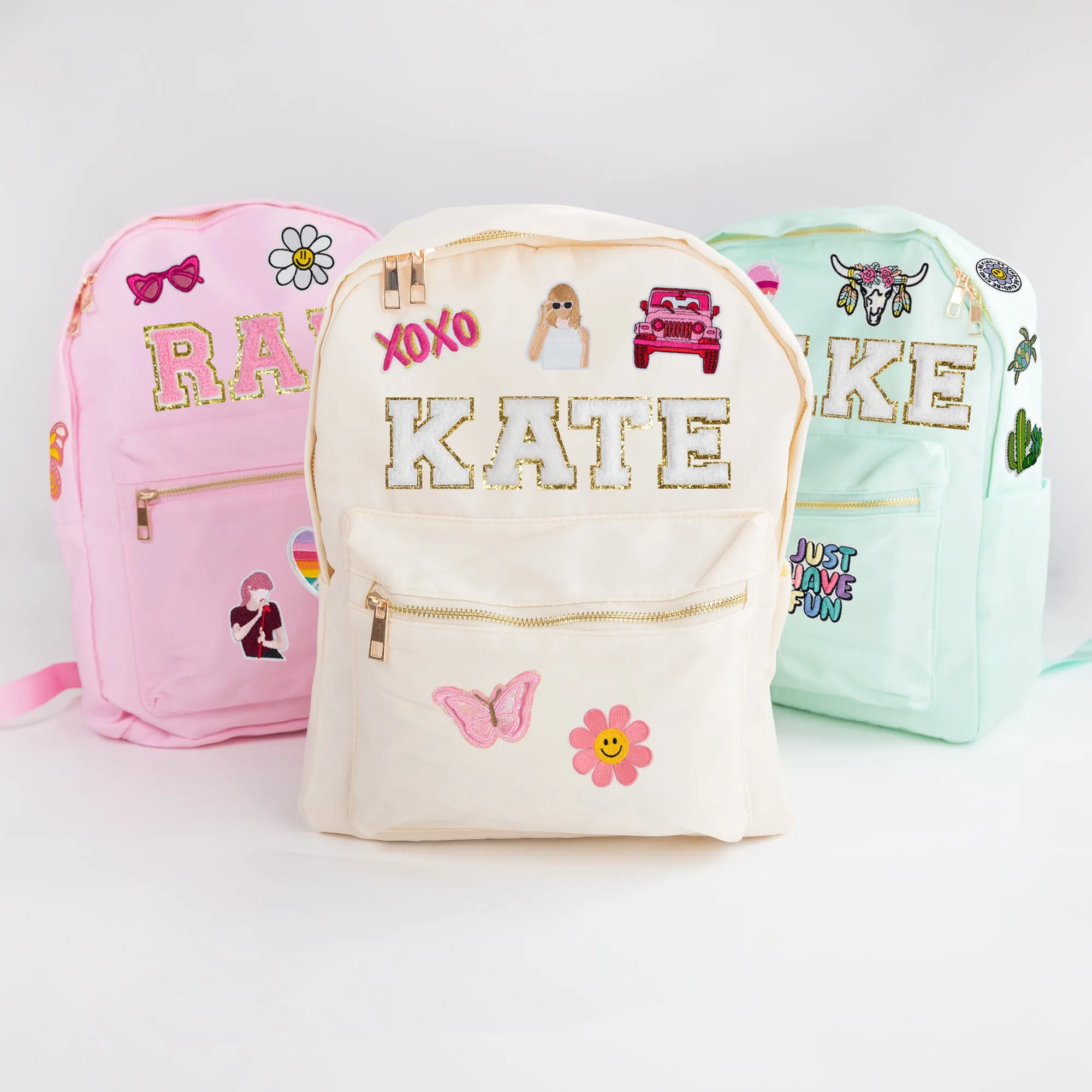 Personalized Patched Backpack for Kids