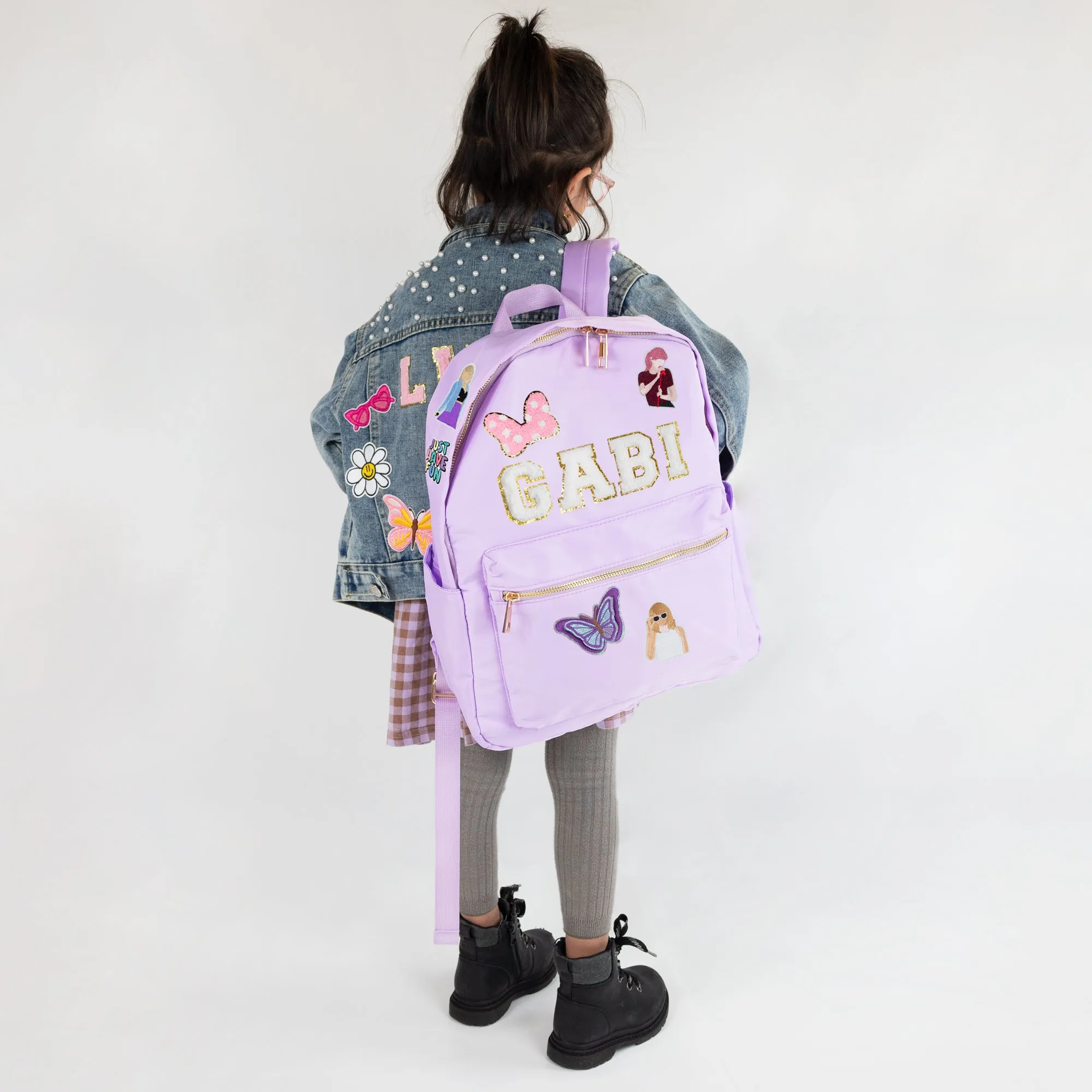 Personalized Patched Backpack for Kids