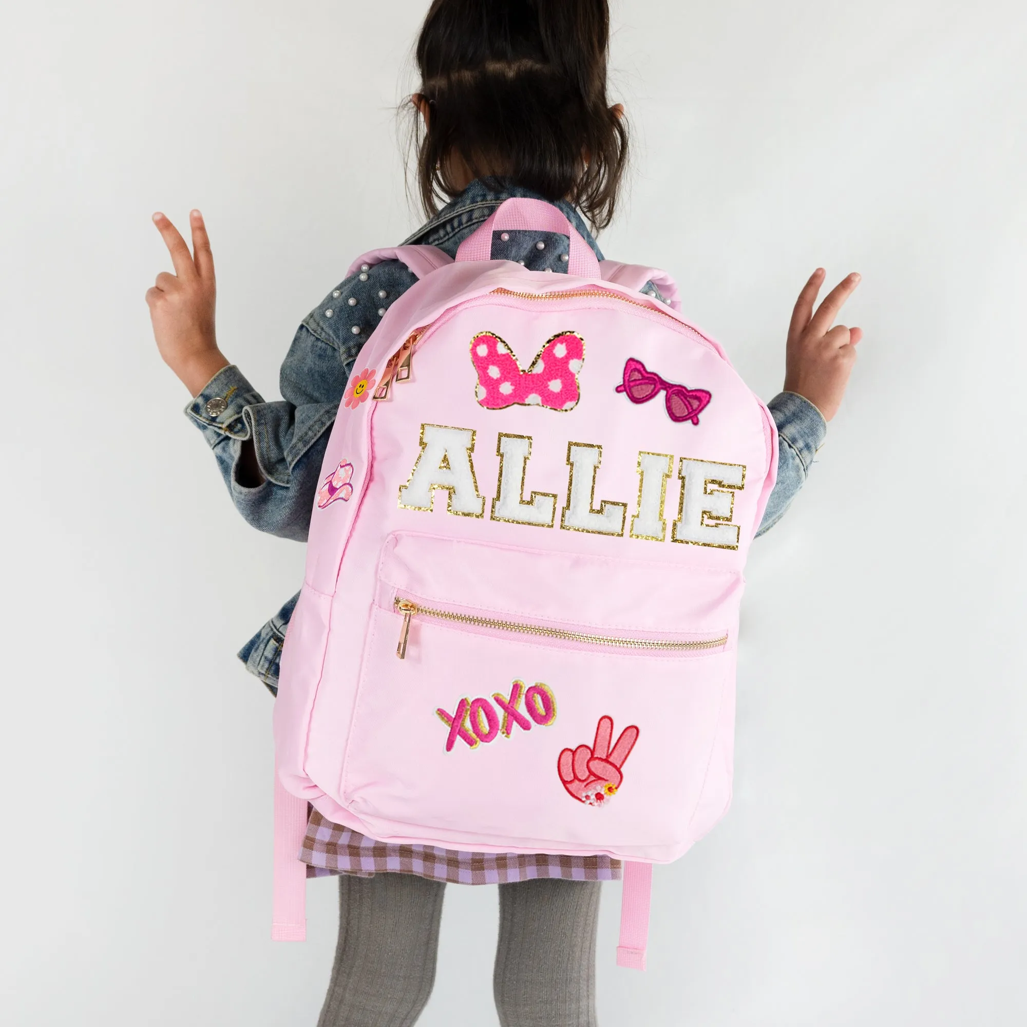 Personalized Patched Backpack for Kids