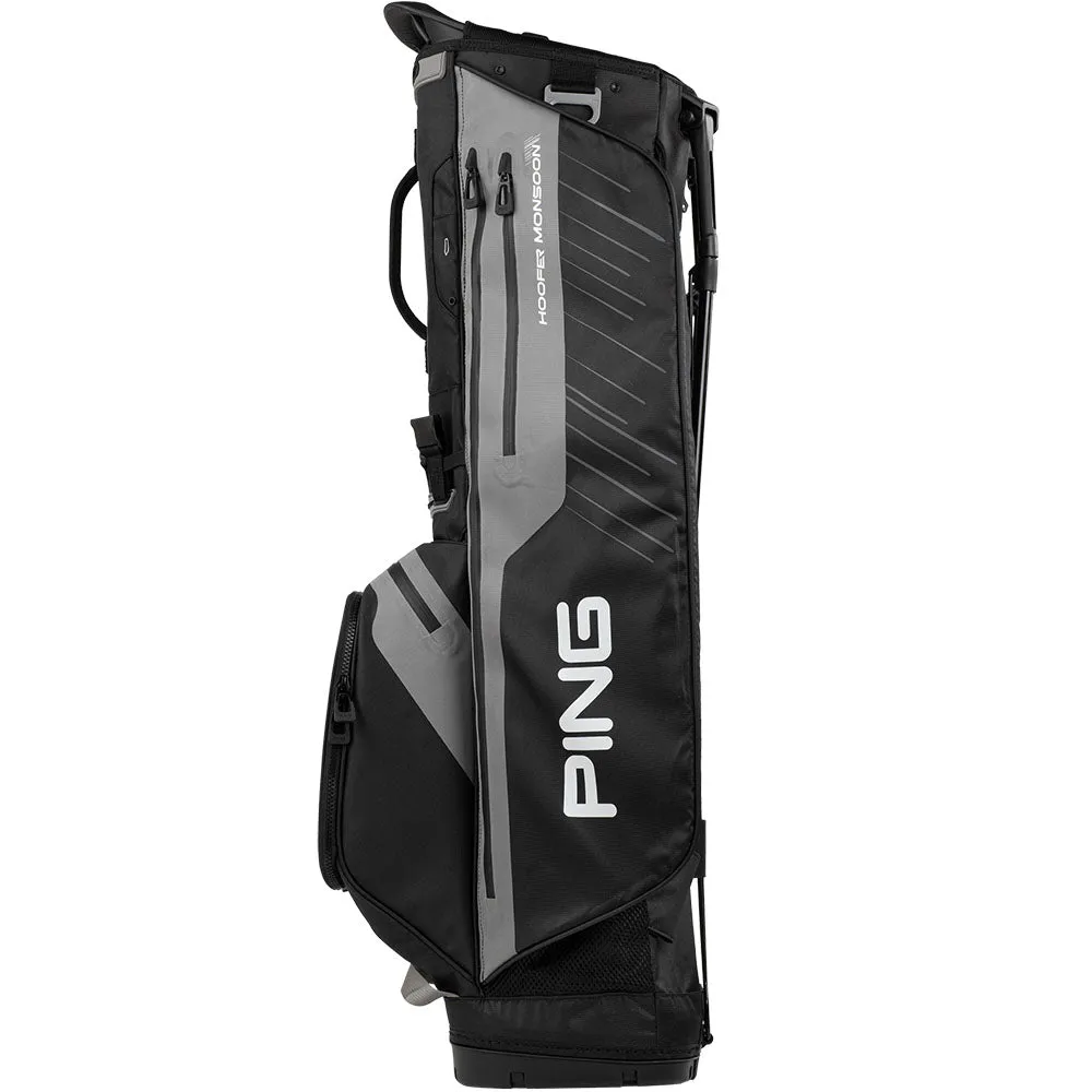 Ping Hoofer Monsoon 231 Waterproof Stand Bag - Red/Black