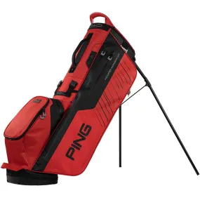 Ping Hoofer Monsoon 231 Waterproof Stand Bag - Red/Black