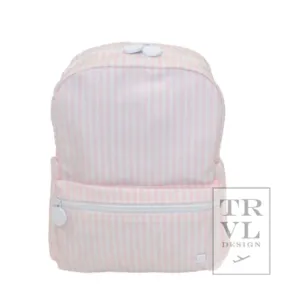 Pink Pimlico Stripe Mini Backer Backpack