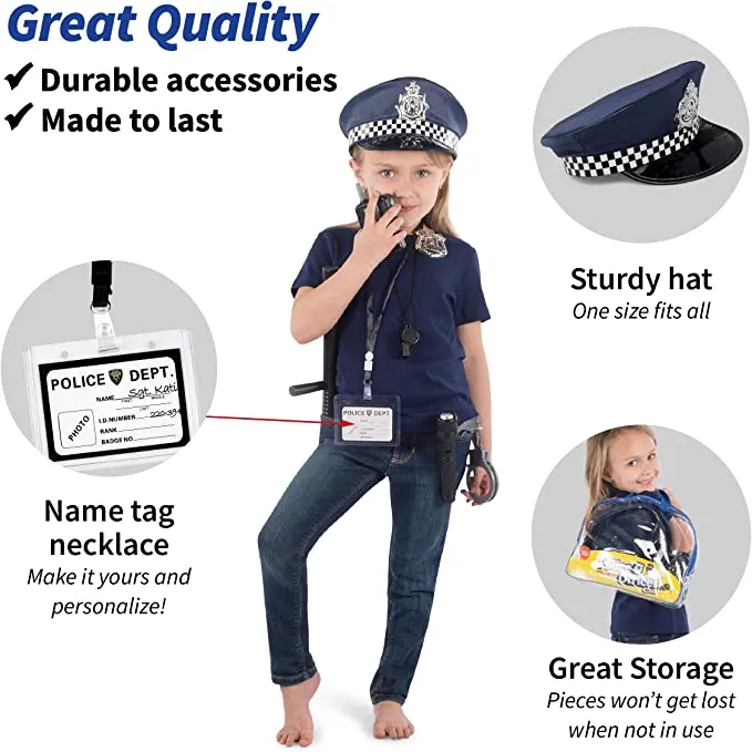 POLICE DRESS UP TOY SET