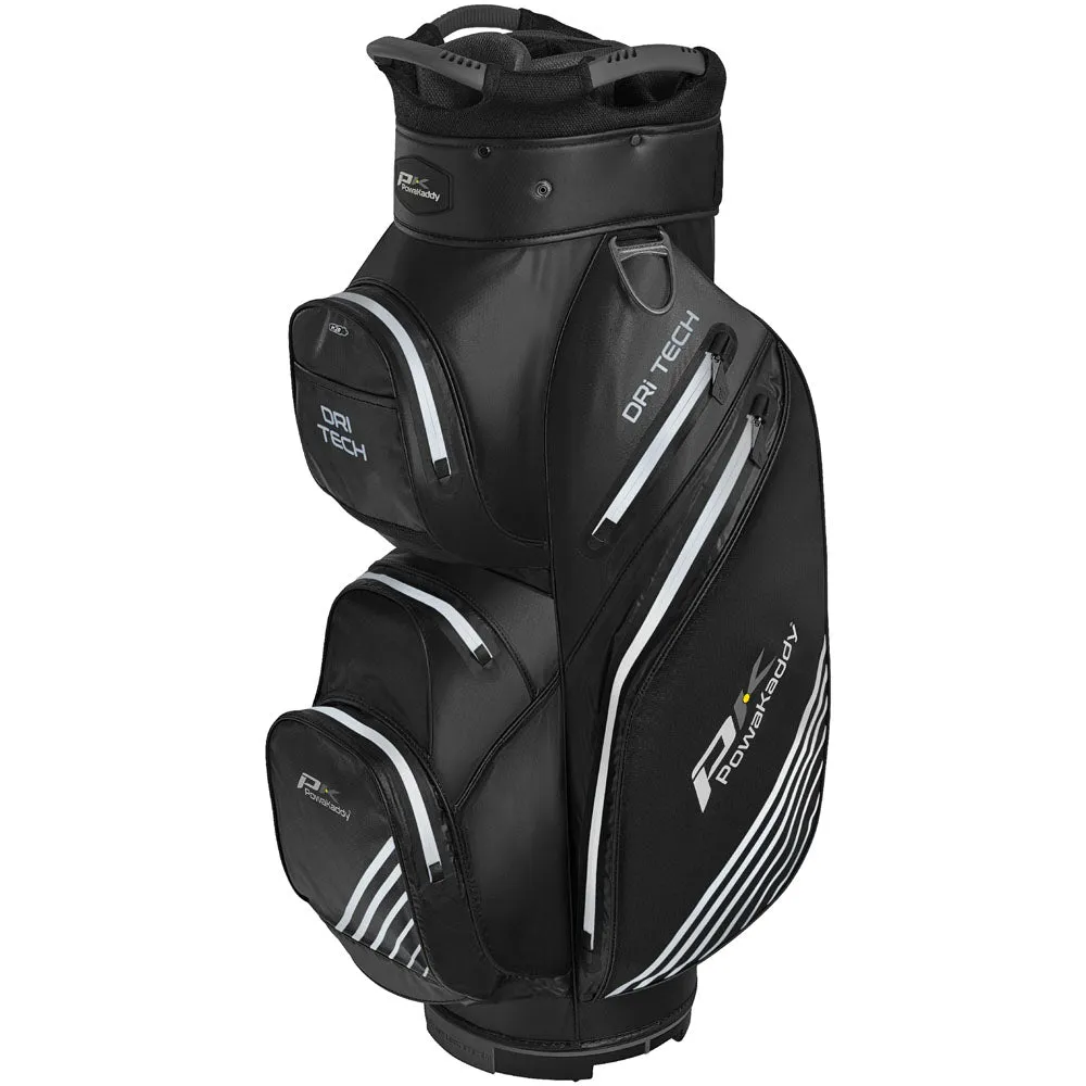 PowaKaddy Dri-Tech Waterproof Cart Bag - Black/Silver