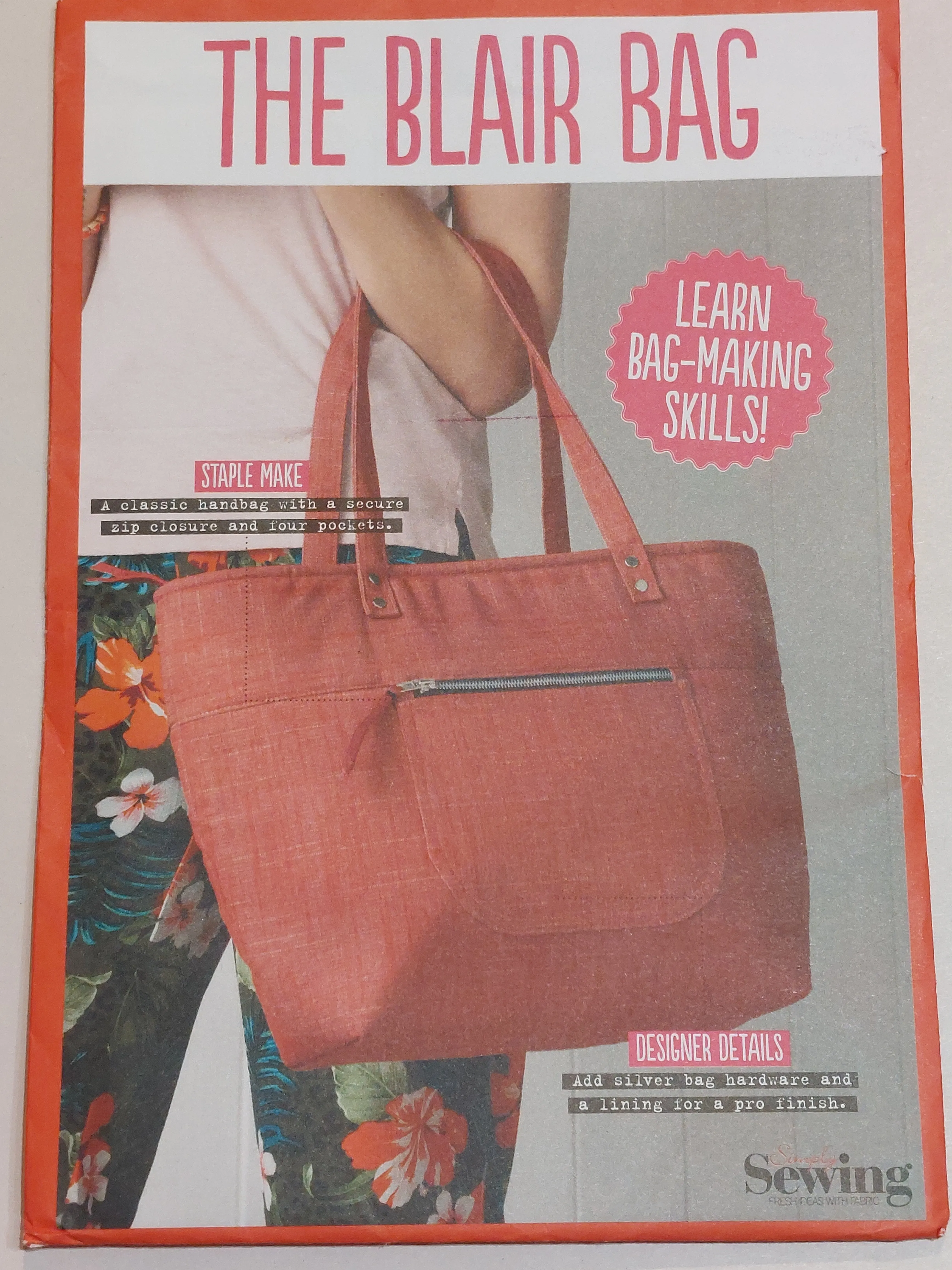 Preloved Uncut Simply Sewing Pattern - Blair Bag