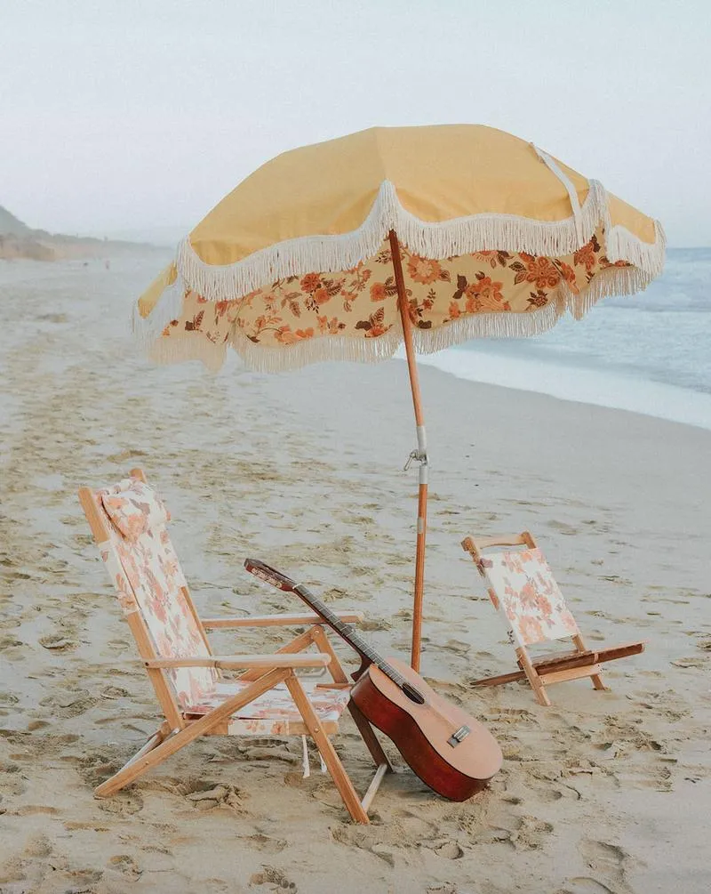 Premium Beach Umbrella - Paisley Bay