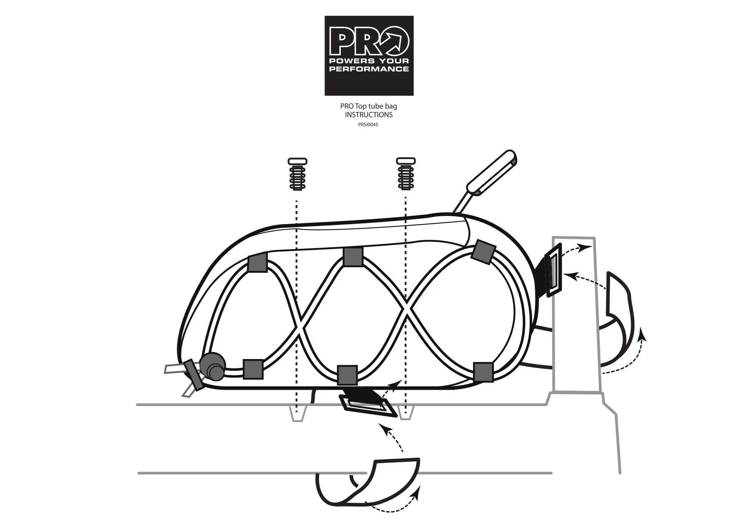 PRO Discover Top Tube Grey Bag 0.7L