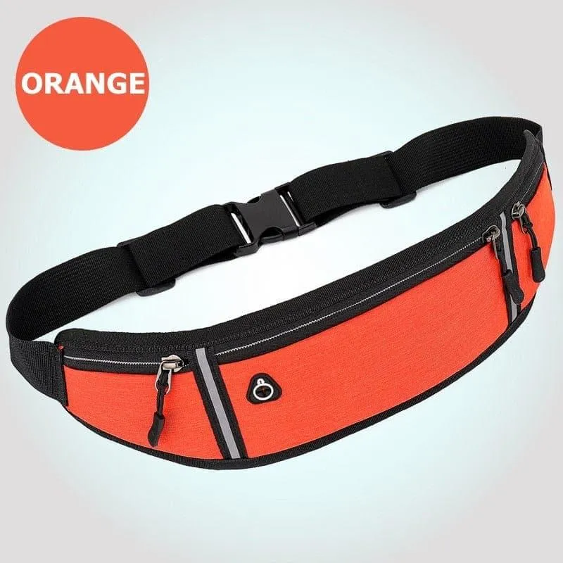 Professional Running Waist Bag Sports, Bumbag Mobile Phone Case Men Women Hidden Pouch Gym SportsBags Running Belt Waist Pack