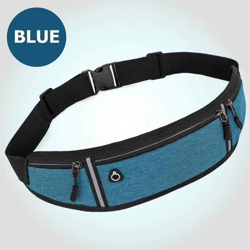 Professional Running Waist Bag Sports, Bumbag Mobile Phone Case Men Women Hidden Pouch Gym SportsBags Running Belt Waist Pack