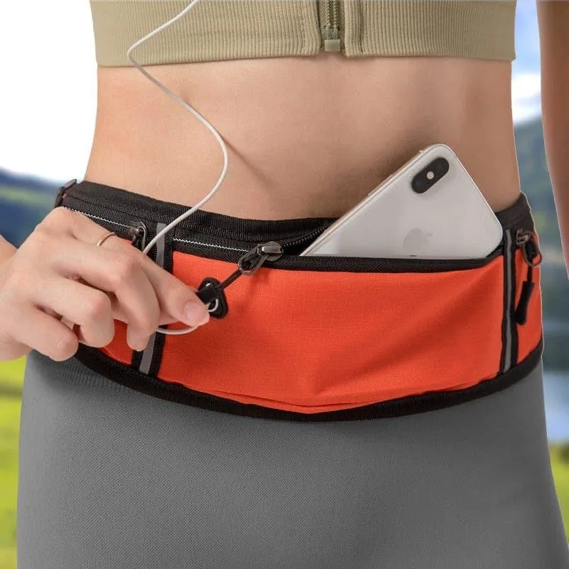 Professional Running Waist Bag Sports, Bumbag Mobile Phone Case Men Women Hidden Pouch Gym SportsBags Running Belt Waist Pack