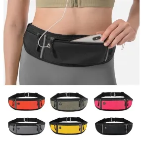 Professional Running Waist Bag Sports, Bumbag Mobile Phone Case Men Women Hidden Pouch Gym SportsBags Running Belt Waist Pack