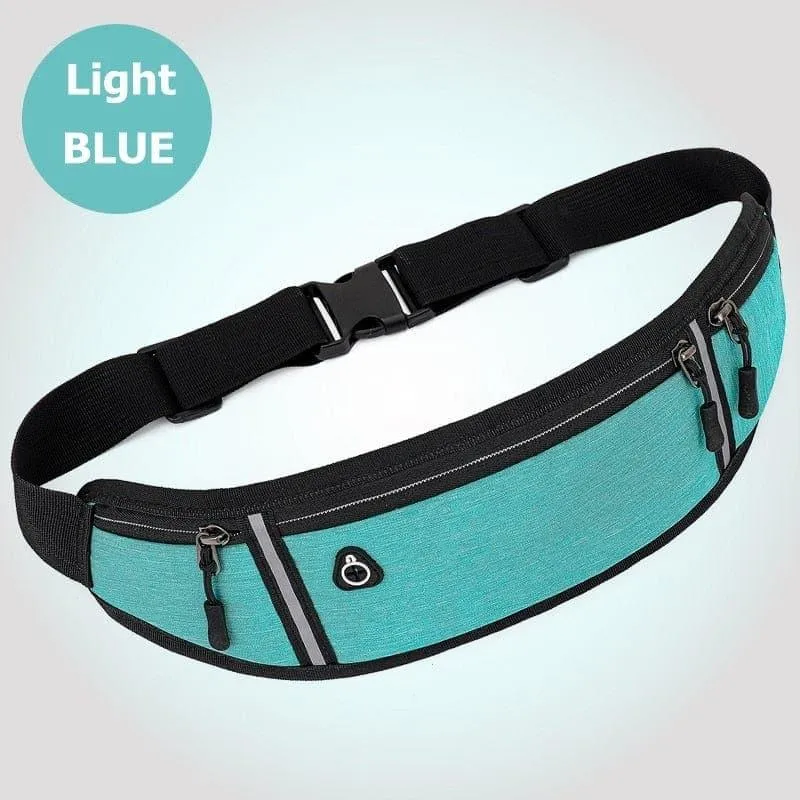 Professional Running Waist Bag Sports, Bumbag Mobile Phone Case Men Women Hidden Pouch Gym SportsBags Running Belt Waist Pack