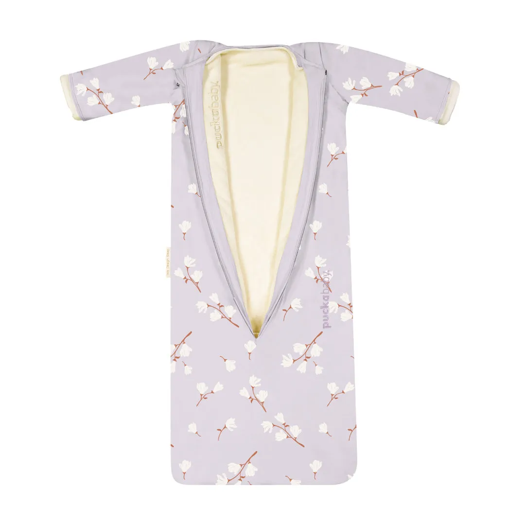 Puckababy Sleeping bag The Bag 4 Seasons - 6M/2,5Y | 100cm | White Magnolia