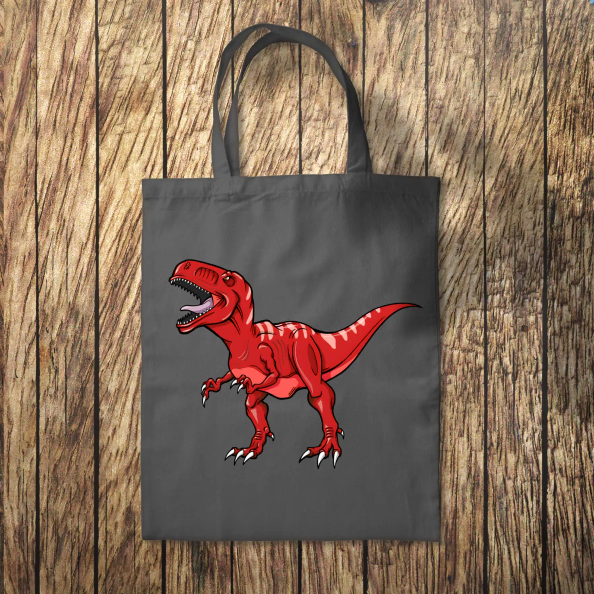 Purple Dinosaur Tote Bag 10L Bag