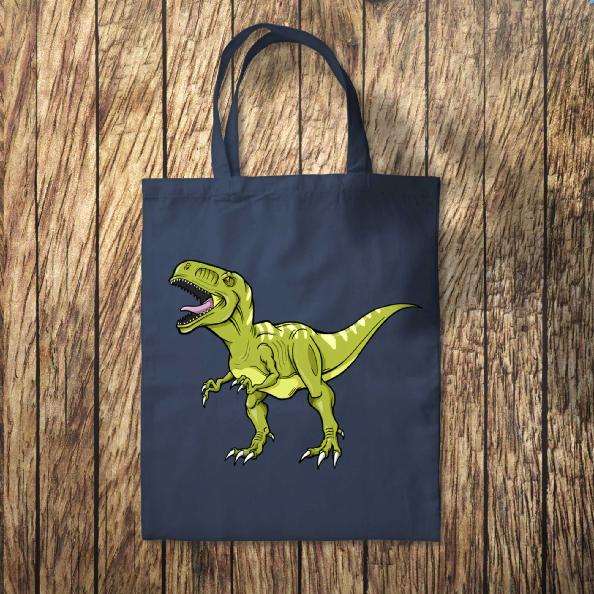 Purple Dinosaur Tote Bag 10L Bag