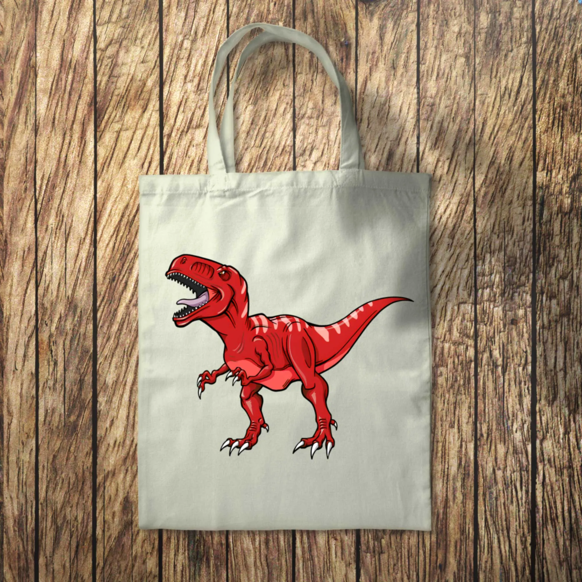 Purple Dinosaur Tote Bag 10L Bag