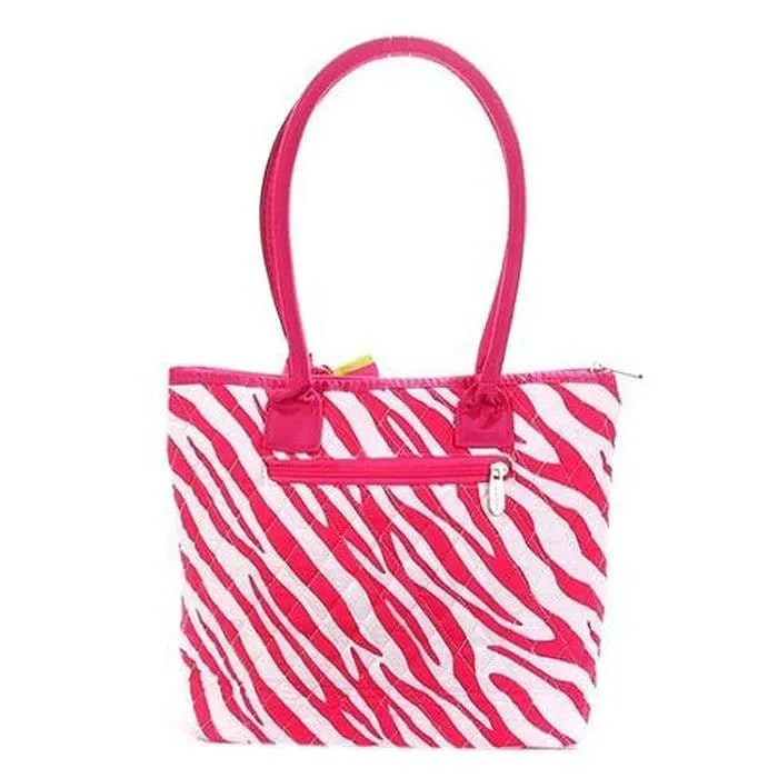 QZ301 Quilted Zebra Small Tote