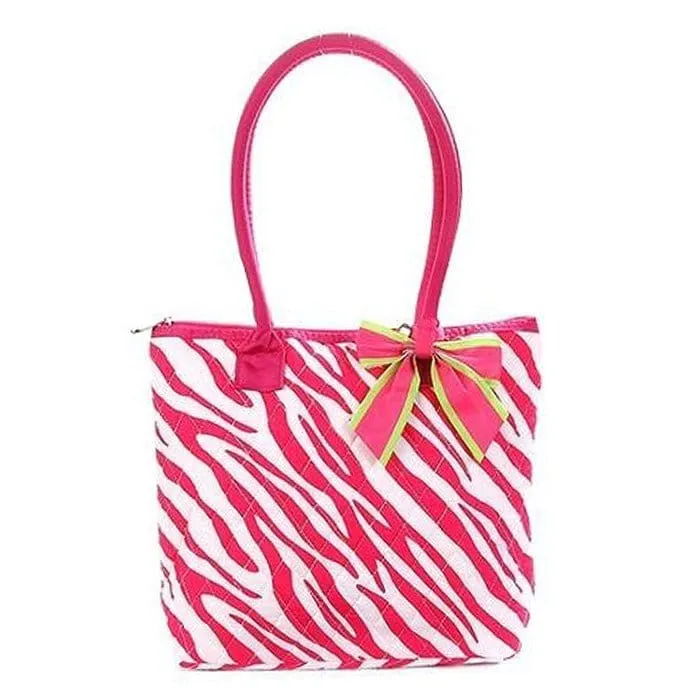 QZ301 Quilted Zebra Small Tote