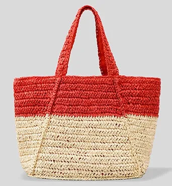 Raffia Large Shopping Bag