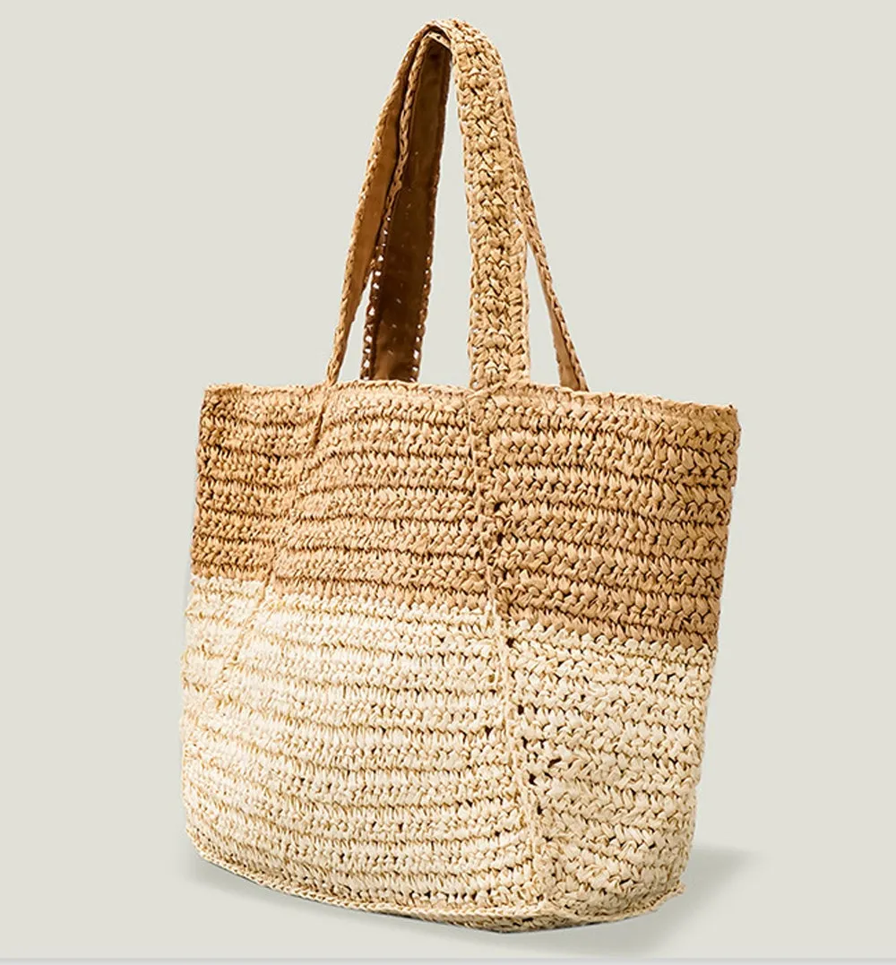 Raffia Large Shopping Bag